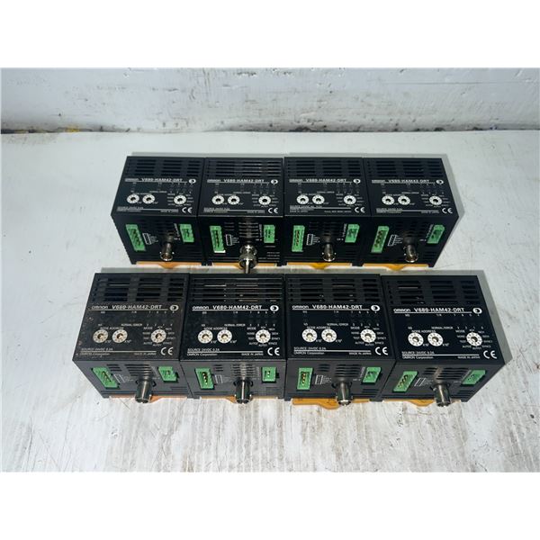 Lot of (8) Omron #V680-HAM42-DRT Modules