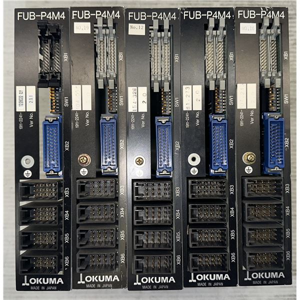 Lot of (5) Okuma Opus7000 FUB-P4M4 / 1911-2241 Card Board Modules