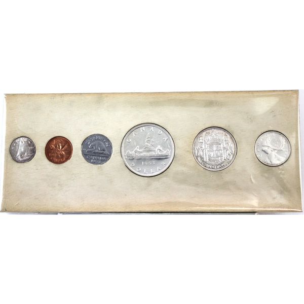 1953 Canada Mint Set in Original White Cardboard. 