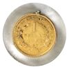 Image 1 : USA Gold 1851 $1 (has been previously mounted)
