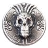 Image 1 : 5oz Beaver Bullion Mystic Thinker Skull .999 Fine Silver Round. (Tax Exempt)
