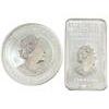 Image 2 : 2x 1oz Australia 2023 & 2024 $1 Dragon .9999 Fine Silver Coin and Bar. 2pcs. (Tax Exempt)