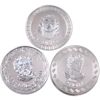 Image 1 : 3x 1oz APMEX 2022 & 2023 7 Wonders Of The World .999 Fine Silver Rounds. 3pcs (Tax Exempt)