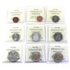 Image 2 : 1-cent - $2 1953-2011 ICCS MS65 to PL66. 9pcs.