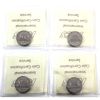 Image 2 : 5-cent 1956-1960 ICCS MS64. 4pcs. 