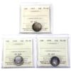 Image 1 : 10-cent 1957, 1958 & 1959. ICCS PL66. 3pcs