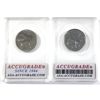 Image 2 : 25-cent 1867-1992 Commemorative SP69 & 1994 SP68. Both Are ACG Certified. 2pcs.