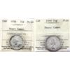 Image 1 : 25-cent 1956 & 1959. ICCS PL66 Heavy Cameo. 2pcs