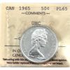 Image 1 : 50-cent 1965 ICCS PL65 Ultra Heavy Cameo