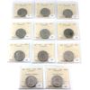 Image 1 : 50-cent 1968-1979 ICCS MS64. 11pcs. 