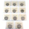 Image 2 : 50-cent 1968-1979 ICCS MS64. 11pcs. 