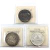 Image 2 : Silver $1 1965 ICCS MS64. 3pcs. 