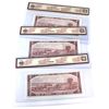Image 2 : 3x BC-38b 1954 $2 Modified Portrait BCS UNC60 Original Beattie-Rasminskly. Notes in Sequence. 3pcs. 