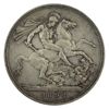 Image 1 : Great Britain Silver 1892 Crown VF-EF (Scratched) 
