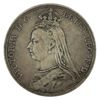 Image 2 : Great Britain Silver 1892 Crown VF-EF (Scratched) 