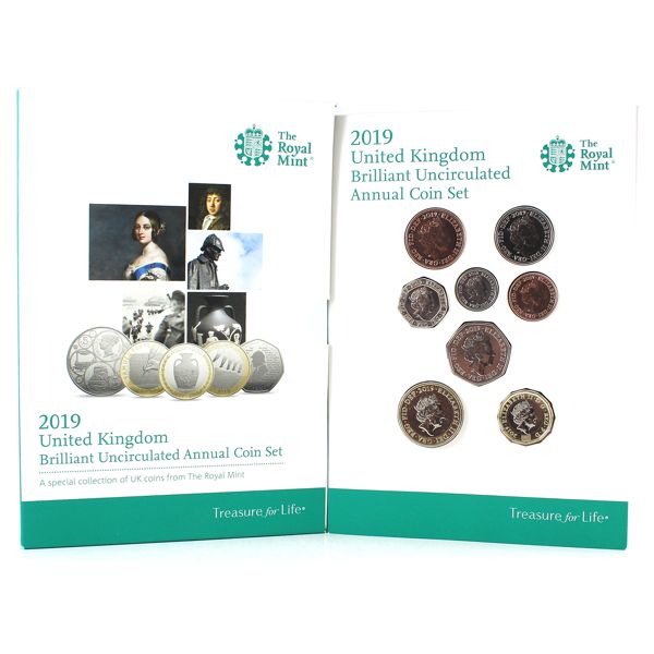 United Kingdom 2019 Brilliant Uncirculated Annual 13 Coin Set. 