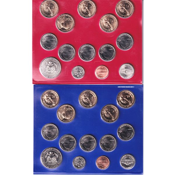 USA 2012 Denver & Philadelphia Mint 14 Coin Sets. 2pcs. 