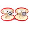 Image 1 : 2001 $5 Maple of Good Fortune & 2005 $5 Maple of Hope Fine Silver Coins. 2pcs (Tax Exempt)