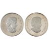 Image 2 : 2012 100th CFL Grey Cup & Calgary Stampede Centennial Proof Silver Dollars in Capsules. 2pcs