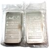 Image 1 : 2x 10oz Johnson Matthey .999 Fine Silver Bars w/ Consecutive Serial Numbers SN: 412765 & 412766.