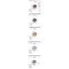 Image 1 : France Mixed Denomination 1800's Collection of Game Tokens in 5-Pocket Sheet. 5pcs. 