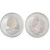 Image 2 : 2x 1oz Australia 2022 $1 Year of the Tiger (One w/ Colour) .9999 Fine Silver Coin 2pcs (Tax Exempt)