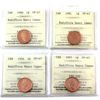 Image 1 : 1-cent 1990, 1991, 1994 & 1997 All ICCS Certified PF67 Red; UHC. 4pcs. 