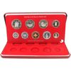 Image 1 : Republic of Malta 1976 9-Piece Proof Set Minted at The Franklin Mint in Original Packaging 