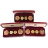 Image 1 : Bailiwick of Jersey 4-Piece Proof Set in Original Royal Mint Box. 3 Sets. 