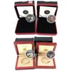 Image 1 : 2003-2005 $20 Natural Wonders .9999 Fine Silver Coins. 4pcs (Tax Exempt)
