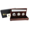 Image 1 : 2012 RCM/Royal Mint/Royal Australian Mint - Queen's Diamond Jubilee 3-Piece Royal Silver Set. 