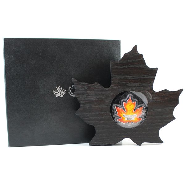 2016 $20 Canada's Colourful Maple Leaf Fine Silver Coin (Tax Exempt)