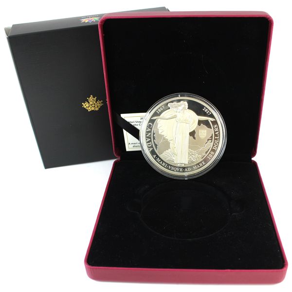2017 $100 Diamond Jubilee Confederation of Canada Medal (Tax Exempt)