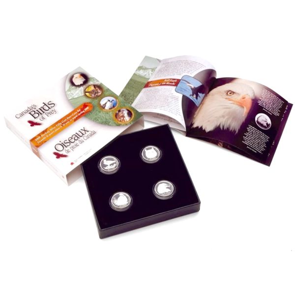 2000 50-cent Birds of Prey Sterling Silver 4-Piece Set