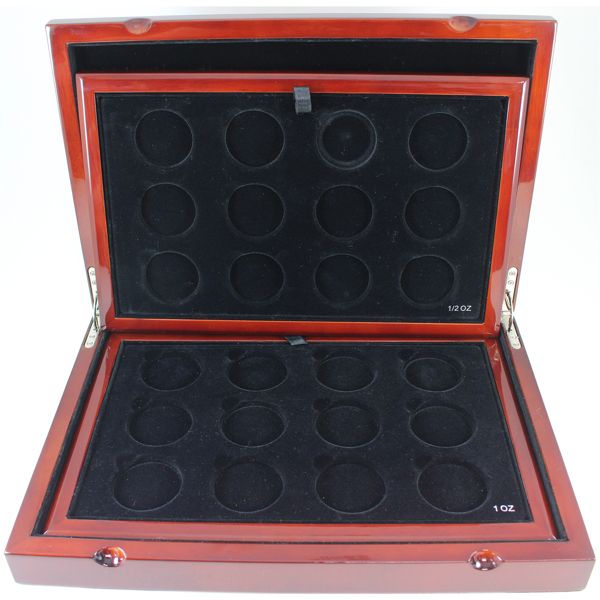 RCM Issue: EMPTY Royal Canadian Mint Master Club Monogram Collector Display Case with 2 trays