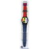 Image 1 : Vintage 1987 Swatch Gent GB117 NEW 'Nine to Six' Style Wristwatch in Original Case with Papers