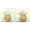 Image 2 : Loon $1 2013 & 2015 ICCS MS66. 2pcs. 