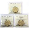 Image 1 : Loon $1 2013, 2015 & 2016 ICCS MS66. 3pcs. 