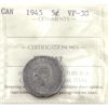 Image 1 : 5-cent 1945 No Chrome ICCS VF30 