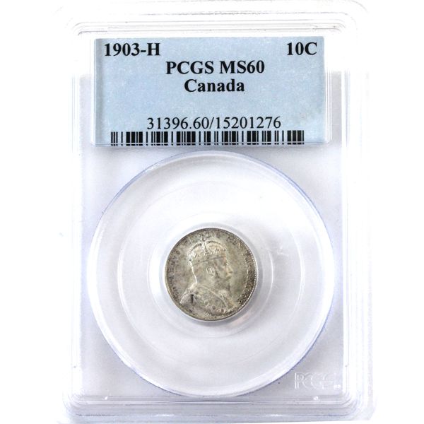 10-cent 1903H PCGS MS60 