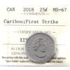 Image 1 : 25-cent 2018 First Strike ICCS MS67 