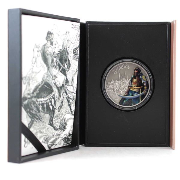 Niue Silver 2017 $2 Warriors of History Series - Ayyubids. 1oz Fine Silver (Tax Exempt)