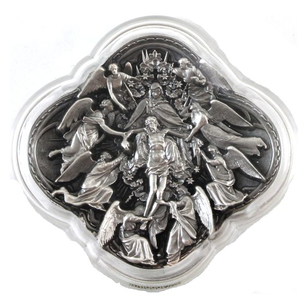 2oz South Korea 2023 Pieta .999 Silver Stackable Coin in Protective Capsule (Tax Exempt)