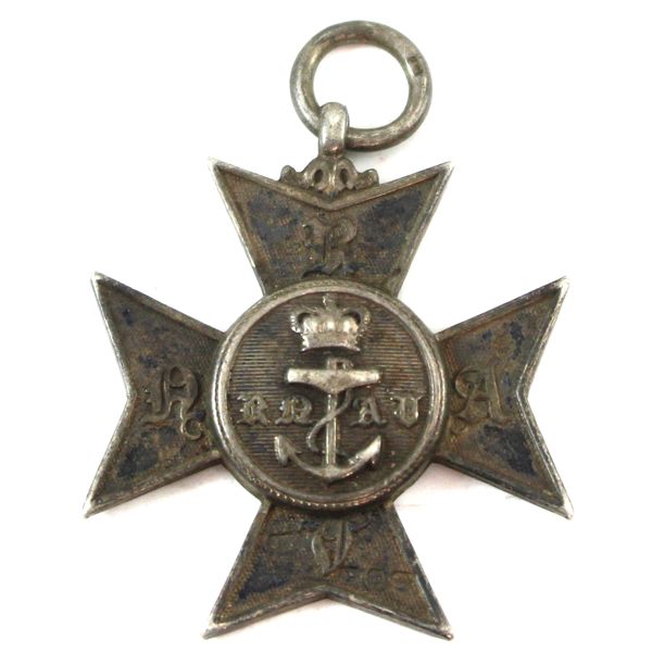 Scarce! 1891 Royal Navy Artillery Volunteers 'No. 1 Battery Attendance Prize' Named Gunner W. Wilson