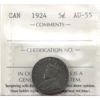 Image 1 : 5-cent 1924 ICCS AU55