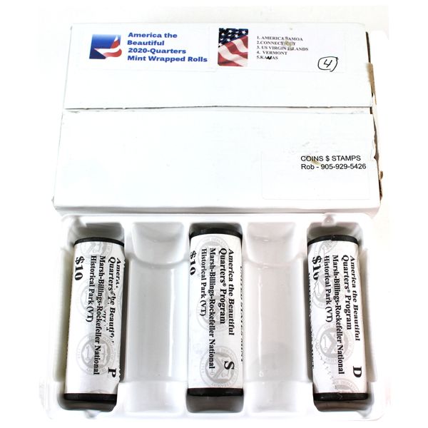 USA 2020 P, D & S America The Beautiful-Marsh Billings Rockefeller National Historical Park. 