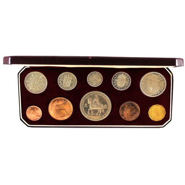 Great Britain 1953 10-Coin Proof Set