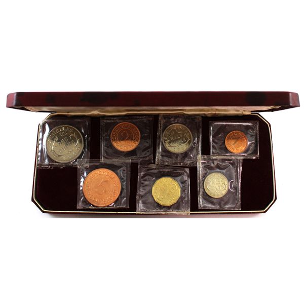 Seychelles 1969 7-Coin Proof Set Minted by the Royal Mint