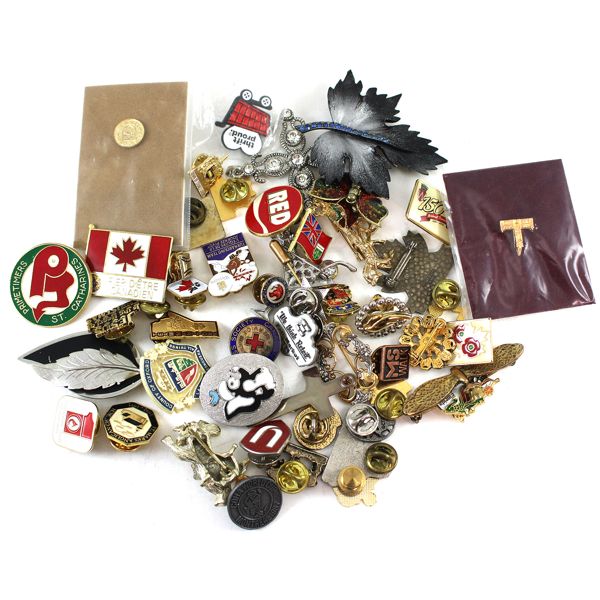 Lot of 50x Assorted Pins. 50pcs.