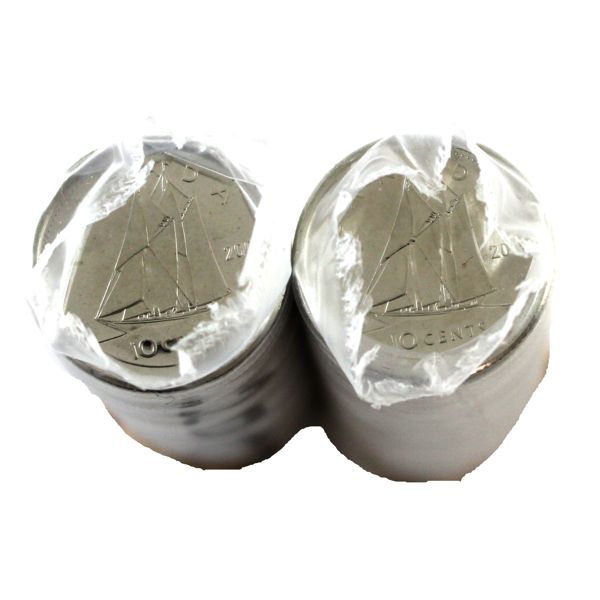 *2x 10-cent 2007 Original Roll of 50pcs. 2 Rolls